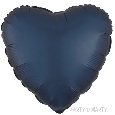 balony foliowe serce dekoracje na urodziny wesele granatowe 18 hrt