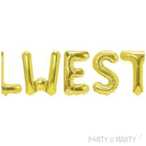 balony foliowe sylwester zloty partypal 16 9 szt