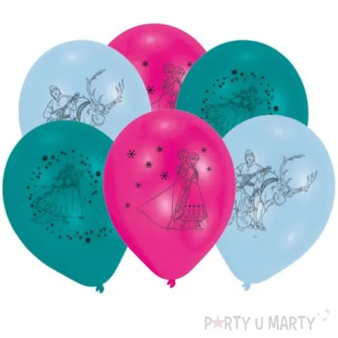 balony frozen kraina lodu pastel mix amscan 10 10 szt
