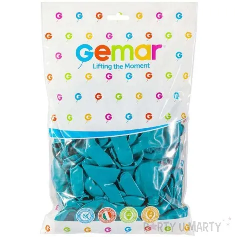 balony g90 pastel turkusowe gemar 10 100 szt