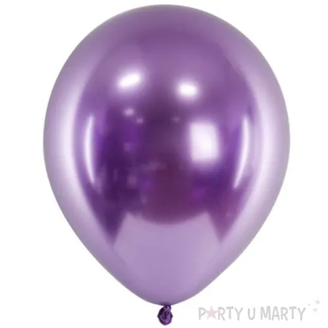 balony glossy fioletowe partydeco 12 50 szt