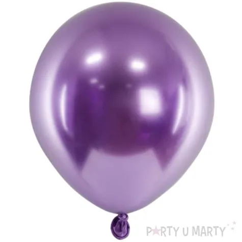 balony glossy fioletowe partydeco 5 50 szt