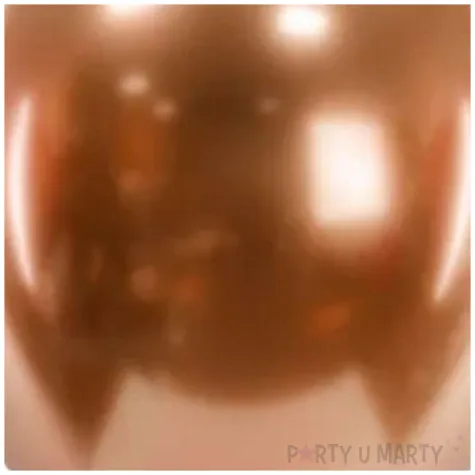 balony glossy miedziany partydeco 5 50 szt