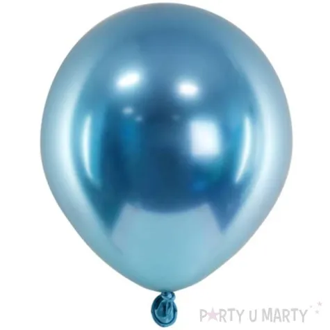 balony glossy niebieskie partydeco 5 50 szt