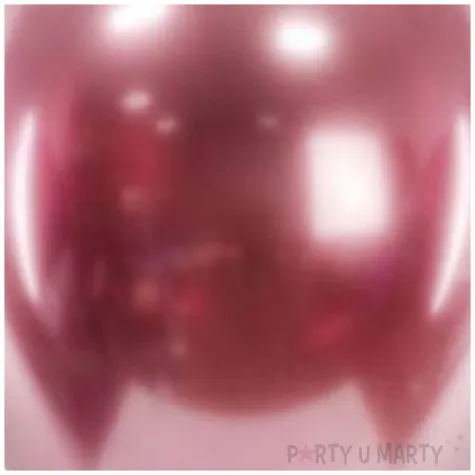 balony glossy rozowe zloto partydeco 12 50 szt