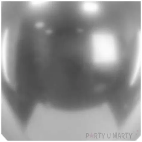 balony glossy srebrne ciemne partydeco 5 50 szt