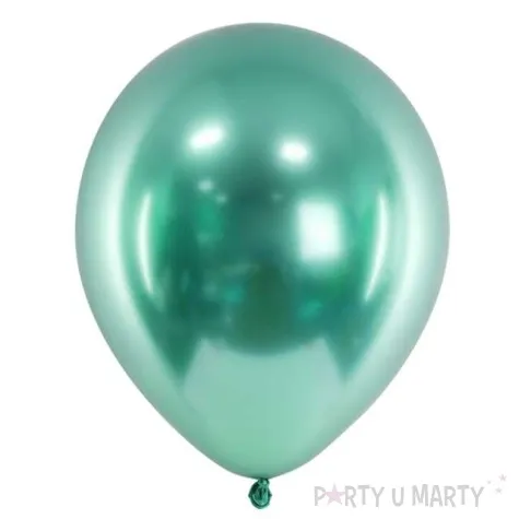 balony glossy zielone partydeco 12 50 szt