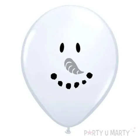 balony glowa balwanka pastel bialy qualatex 5 100 szt