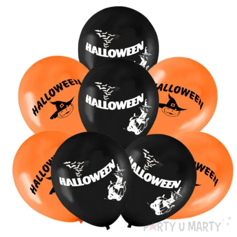 balony halooween mix carnival toys 12 8 szt