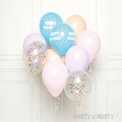 balony happy birthday mix amscan 11 10 szt