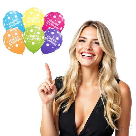 balony happy birthday mix pastel qualatex 11 6 szt