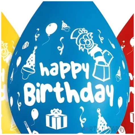 balony happy birthday wiszaca mix gemar 12 5 szt