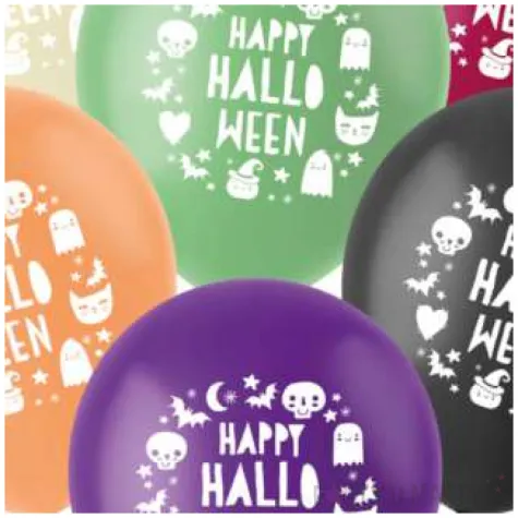 balony happy halloween folat 13 6 szt