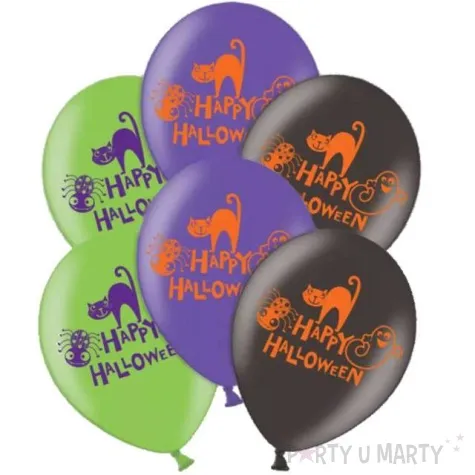 balony happy halloween mix amscan 11 6 szt