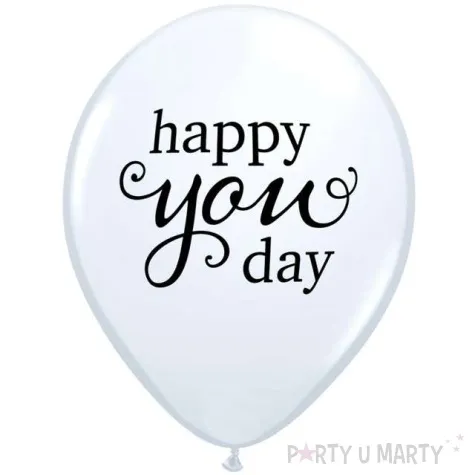 balony happy you day bialy qualatex 11 25 szt