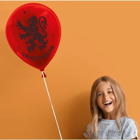 balony harry potter gryffindor i tiara przydzialu party factory 9 10 szt