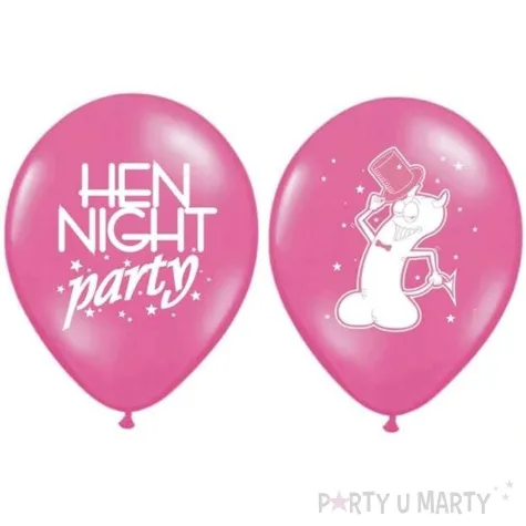 balony hen night party rozowy 14 50 szt