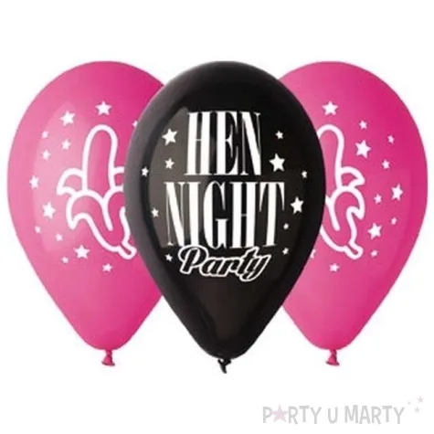 balony hen night pastel mix gemar 12 5 szt