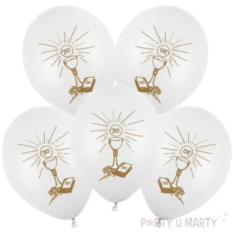 balony i komunia sw bialy strong 11 50 szt