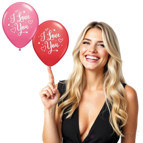 balony i love you mix qualatex 11 25 szt