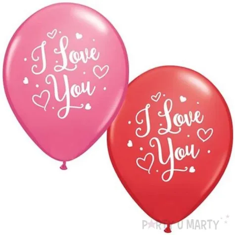 balony i love you mix qualatex 11 25 szt