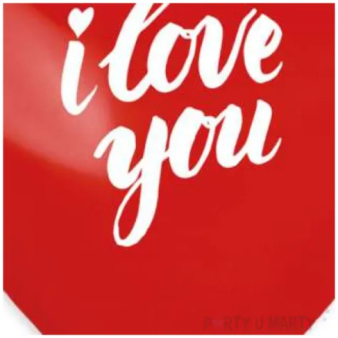 balony i love you wyznanie czerwone lateksowe godan 12 50 szt