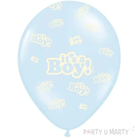 balony its a boy pastel niebieski 12 strong 50 szt