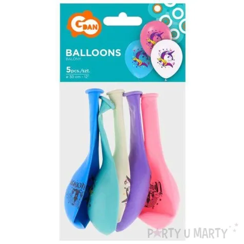 balony jednorozce godan 12 5 szt
