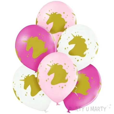 balony jednorozce pastel mix belbal 12 6 szt