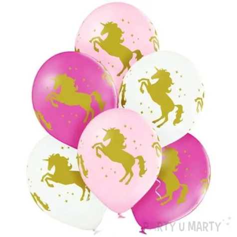 balony jednorozce pastel mix belbal 12 6 szt