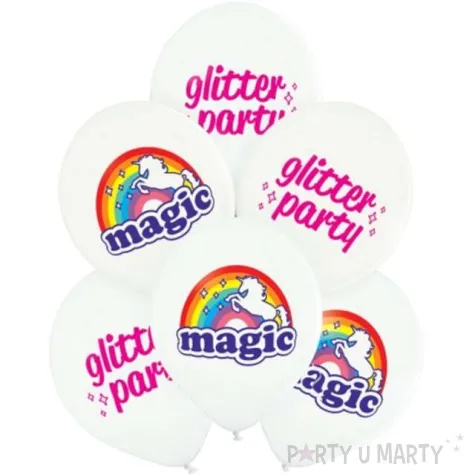 balony jednorozec magic unicorn pastel mix belbal 12 6 szt