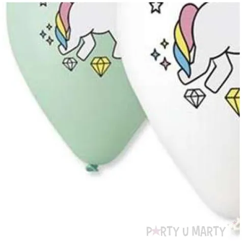balony jednorozec magiczna noc mix gemar 12 5 szt