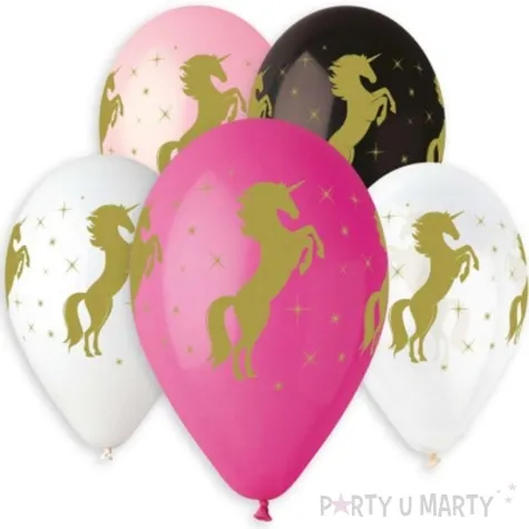 balony jednorozec mix gemar 13 5 szt