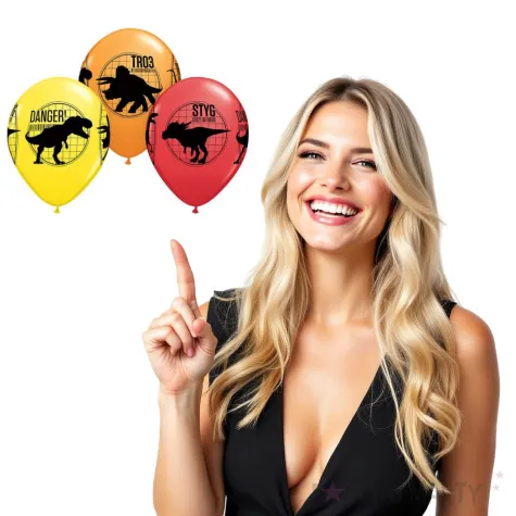 balony jurassic world mix qualatex 11 25 szt