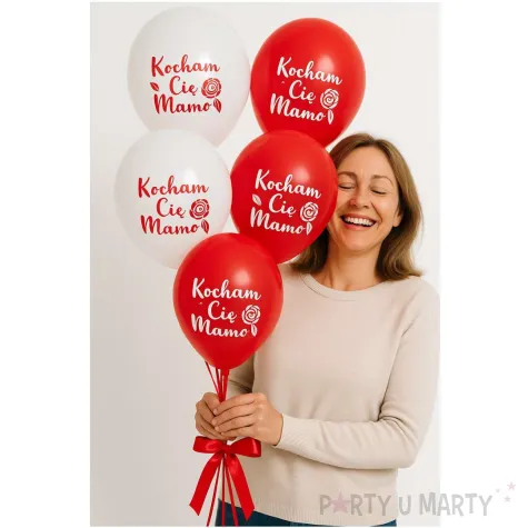 balony kocham cie mamo pastel mix godan 12 5 szt