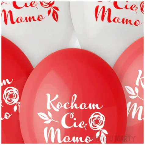 balony kocham cie mamo pastel mix godan 12 5 szt