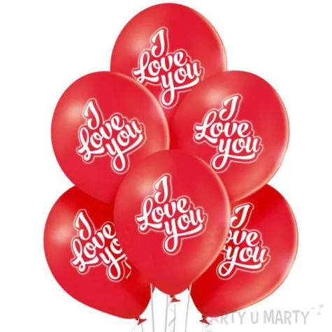 balony kocham cie pastel bialy belbal 12 6 szt