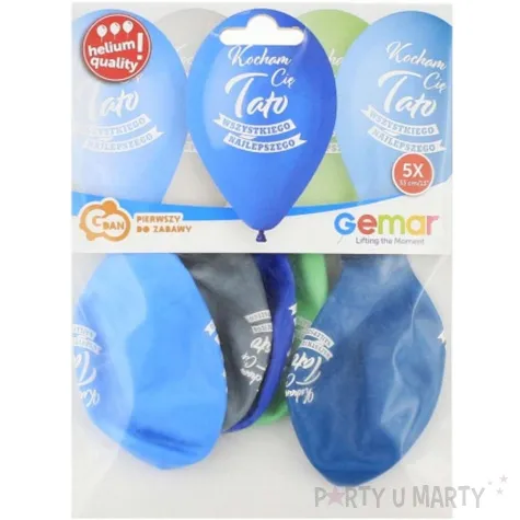 balony kocham cie tato mix gemar 13 5 szt