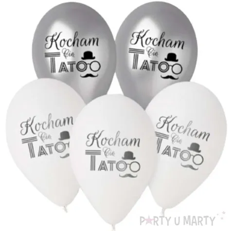 balony kocham cie tato pastel mix godan 12 5 szt