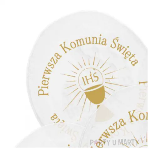 balony komunia swieta kielich ihs deco mariage 12 5 szt