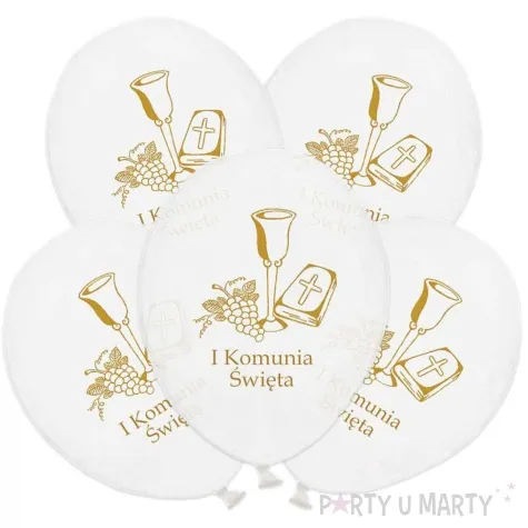 balony komunia swieta kielich winogrono i pismo swiete deco mariage 12 5 szt