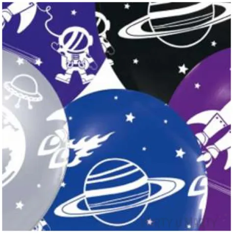 balony kosmos metalik mix godan 12 5 szt