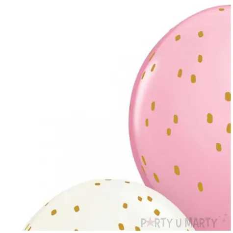 balony kropeczki mix pastel qualatex 11 25 szt