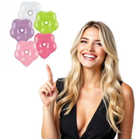 balony kwiaty mix qualatex 16 50 szt