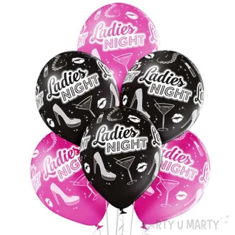 balony ladies night pastel mix belbal 12 6 szt