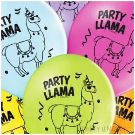 balony lama mix belbal 12 6 szt