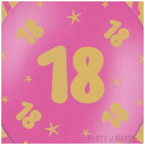 balony lateksowe gold 18 fuksja grabo 12 5 szt