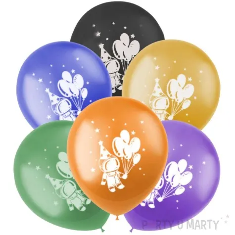 balony lateksowe kosmos kosmonauta mix folat 13 6 szt