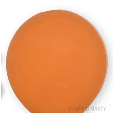 balony lateksowe pastel decomex pomaranczowy 5 100 szt