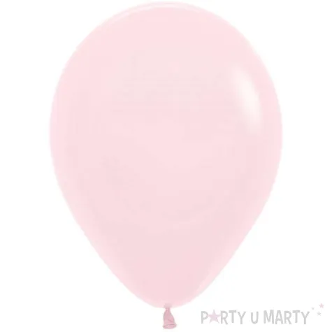 balony lateksowe profesjonalne sempertex 12 50 szt jasnorozowe pastelowe matte pink dekoracje